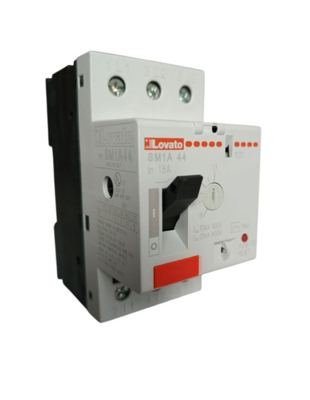 Disjoncteur de protection moteur Lovato 11SM1A44 SM1A44 13-18A 50kA